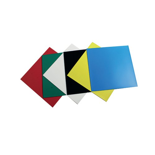 NOBO MAGNETIC SQUARES ASSORTED COLOURS (PACK OF 6) 1901104