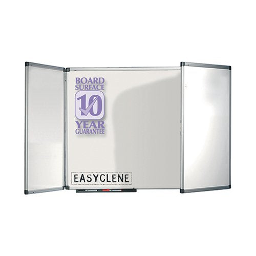 NOBO STEEL FOLDING CONFIDENTIAL WHITEBOARD 1200X900MM 316305