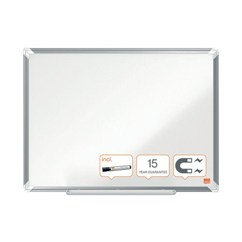 NOBO PREMIUM PLUS STEEL MAGNETIC WHITEBOARD 1800 X 1200MM 19