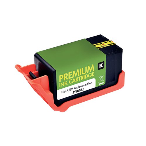 Q-CONNECT REMANUFACTURED INKJET CARTRIDGE BLACK FOR HP 3YL80