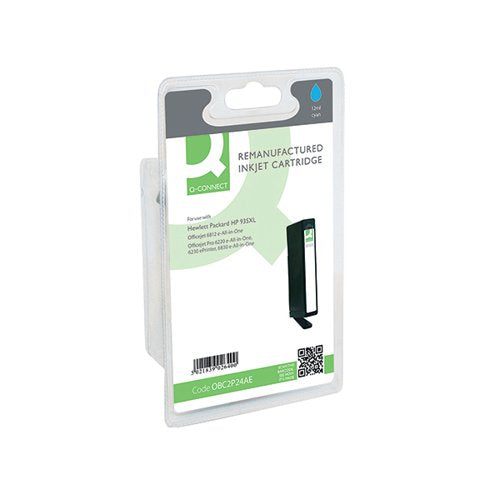 Q-CONNECT REMANUFACTURED INKJET CARTRIDGE CYAN FOR HP C2P24AE C2P24AE-COMP