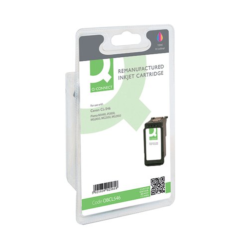 Q-CONNECT REMANUFACTURED INKJET CARTRIDGE COLOUR COMPATIBLE WITH CANON CL-546 CL-COMP