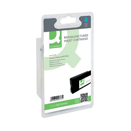 Q-CONNECT REMANUFACTURED INKJET CARTRIDGE CYAN FOR HP CN046AE CN046AE-COMP