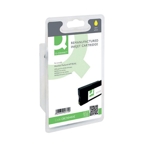 Q-CONNECT REMANUFACTURED INKJET CARTRIDGE YELLOW FOR HP CN048AE CN048AE-COMP