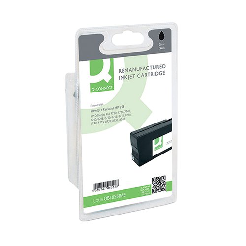 Q-CONNECT REMANUFACTURED INKJET CARTRIDGE BLACK FOR HP L0S58