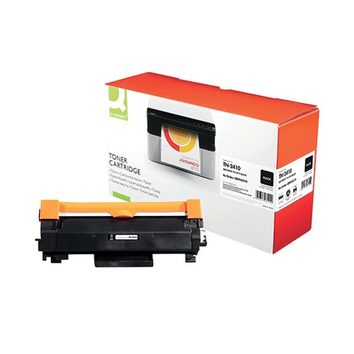 Q-CONNECT BROTHER TN-2410 REMANUFACTURED TONER CARTRIDGE BLACK TN-2410-COMP