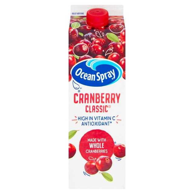 OCEAN SPRAY CRANBERRY CLASSIC JUICE DRINK (1L) x 12