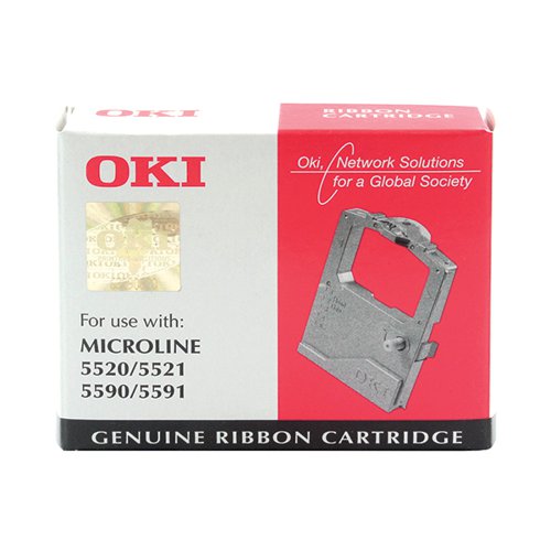 OKI MICROLINE 5500 FABRIC RIBBON BLACK 1126301 01126301