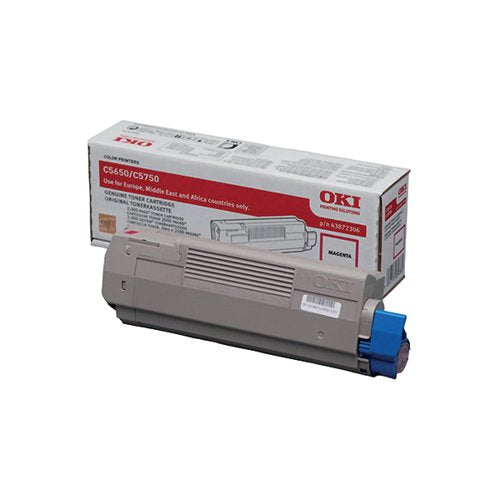 OKI C5650 2K TONER CARTRIDGE MAGENTA 43872306