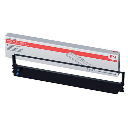 OKI MICROLINE 5721/5791 FABRIC RIBBON BLACK 44173406