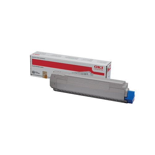 OKI MC861 10K TONER CARTRIDGE HIGH YIELD CYAN 44059255