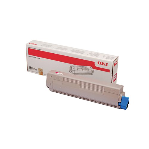 OKI MC873 10K TONER CARTRIDGE HIGH YIELD MAGENTA 45862815