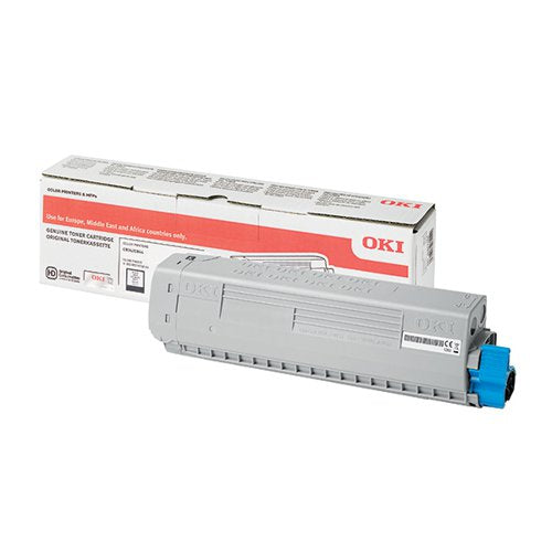OKI C834 10K TONER CARTRIDGE HIGH YIELD BLACK 46861308
