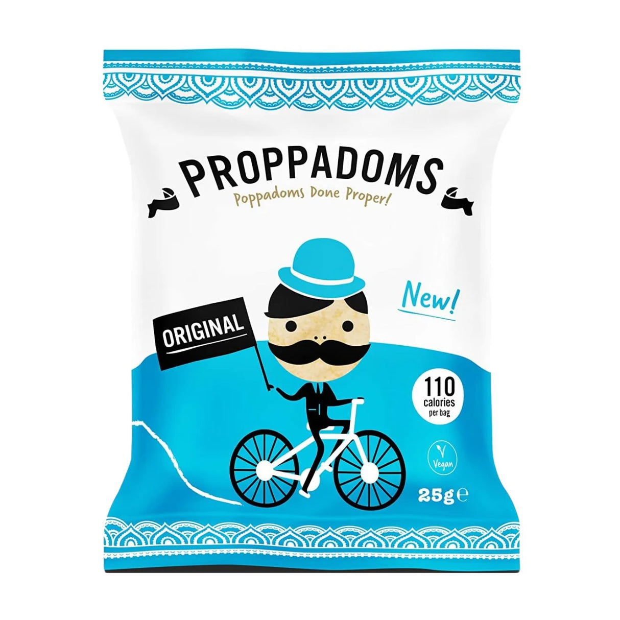 PROPPADOMS ORIGINAL POPPADOMS (25g) x 12