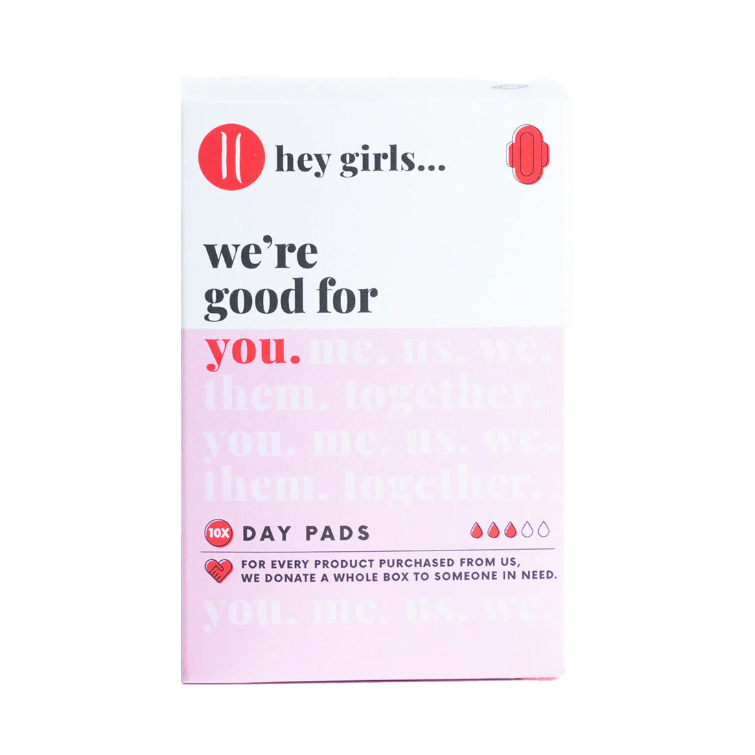 HEY GIRLS REGULAR PADS (Pack Of 10)