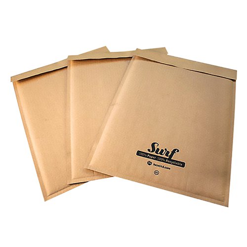 Gosecure Document Envelope GOSECURE HONEYCOMB PAPER ENVELOPE K7 350X470MM BROWN (PACK O – Zepbrook