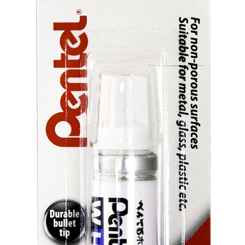 PENTEL PAINT MARKER BULLET TIP MEDIUM WHITE BCX100W
