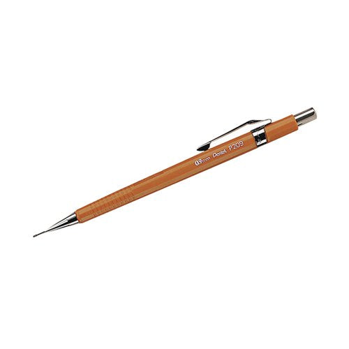 PENTEL P200 AUTOMATIC PENCIL BROAD 0.9MM YELLOW BARREL (PACK