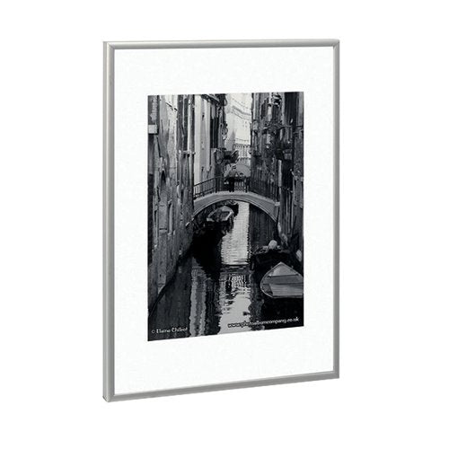 HAMPTON FRAMES CERTIFICATE FRAME BRUSHED ALUMINIUM A2 PAAFA2B