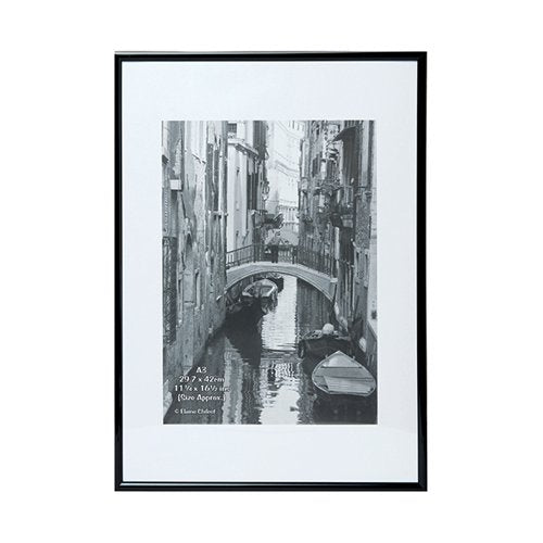 HAMPTON FRAMES BACKLOADING CERTIFICATE FRAME A3 BLACK A3MARBL