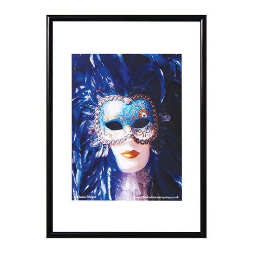HAMPTON FRAMES ALUMINIUM CERTIFICATE FRAME A2 BLACK PAAFA2B-BLK