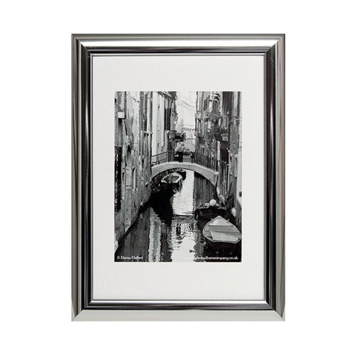 HAMPTON FRAMES CERTIFICATE FRAME A4 SILVER CHROME PILA4SHIN-NG