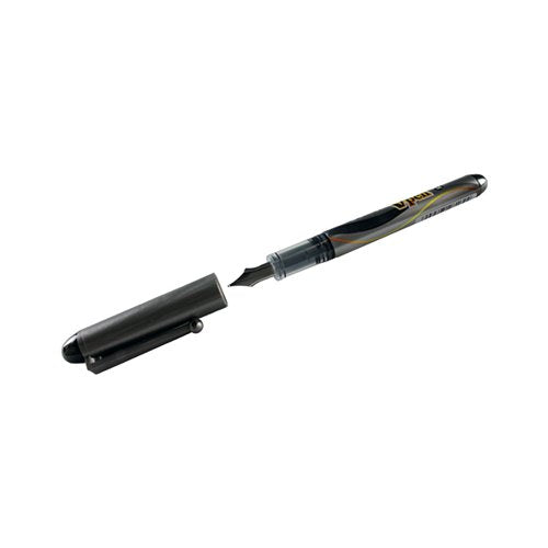 PILOT VPEN DISPOSABLE FOUNTAIN PENS BLACK (PACK OF 12) SV4W-