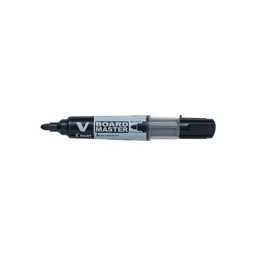 PILOT V-BOARD MASTER BULLET TIP MEDIUM BLACK (PACK OF 10) 49