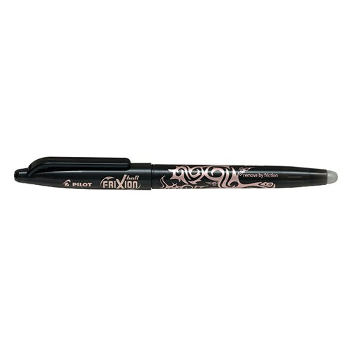 PILOT FRIXION BALL ERASABLE ROLLERBALL PEN BROAD BLACK (12 P