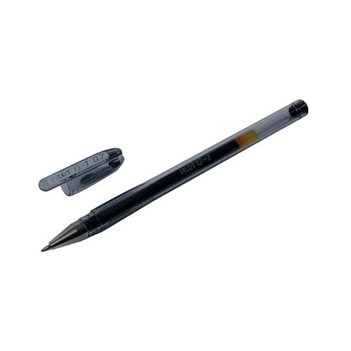 PILOT G1 GEL INK ROLLERBALL PEN MEDIUM BLACK (12 PACK) G1070