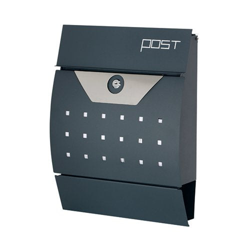 PHOENIX ESTILO FRONT LOADING LETTER BOX GRAPHITE MB0122KA
