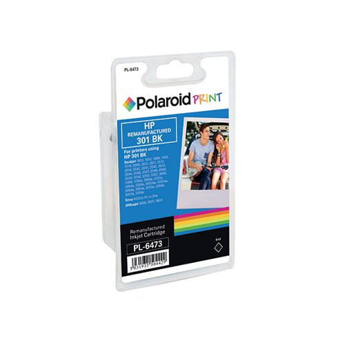 POLAROID REMANUFACTURED INKJET CARTRIDGE BLACK FOR HP CH561E
