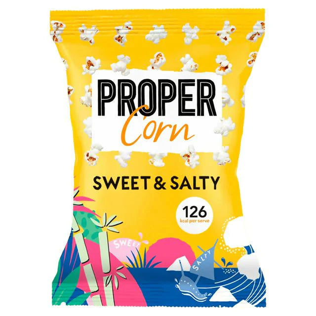 PROPERCORN SWEET & SALTY POPCORN (30g) x 24