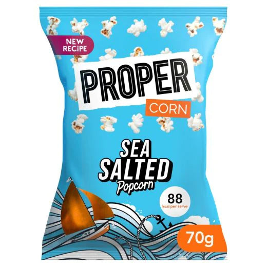 PROPERCORN LIGHTLY SEA SALTED POPCORN (20g) x 24