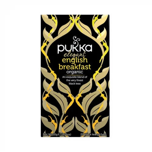 PUKKA ORGANIC ENGLISH BREAKFAST TEA (20 bags) x 4