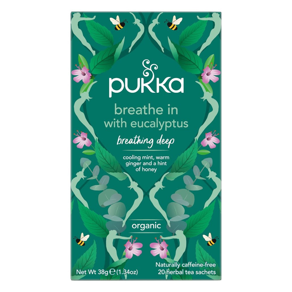 PUKKA TEA BREATHE IN ORGANIC HERBAL TEA BAGS (20 pack)