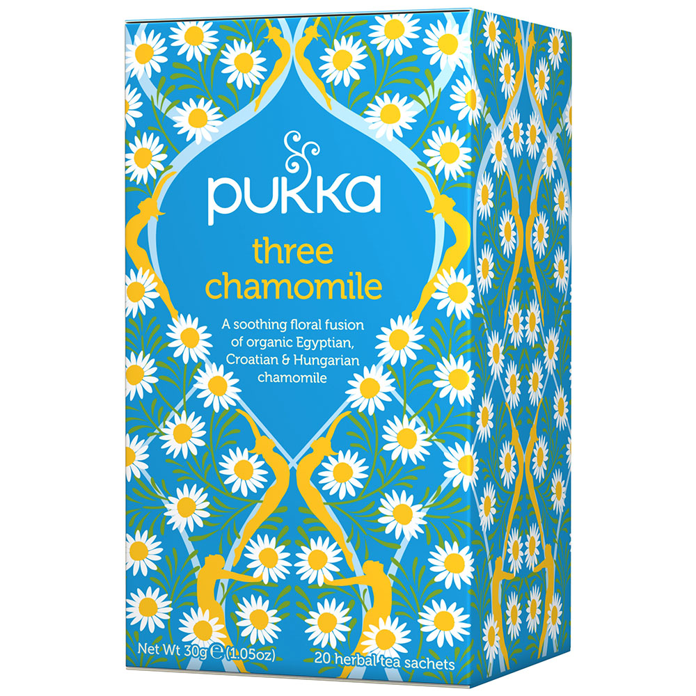 PUKKA THREE CHAMOMILE ORGANIC TEA (20 bags)