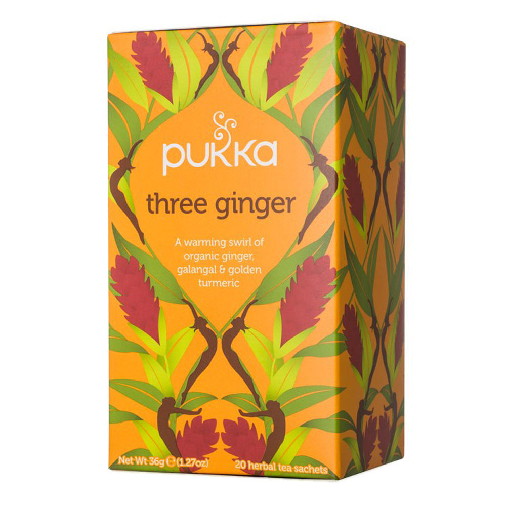 PUKKA THREE GINGER ORGANIC TEA (20 bags)