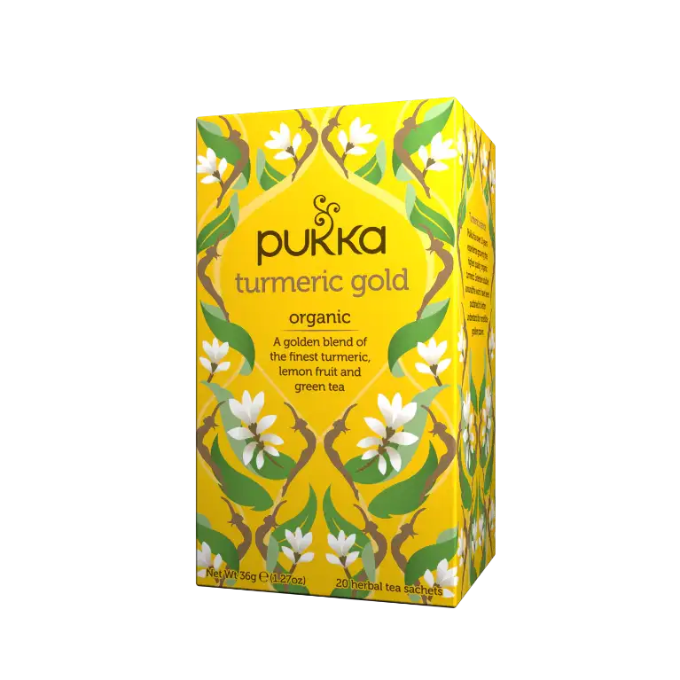 PUKKA TURMERIC GOLD ORGANIC TEA (20 bags) – Zepbrook
