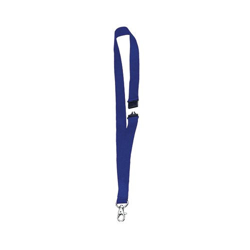 ANNOUNCE TEXTILE NECKLACE BLUE (PACK OF 10) PV00672