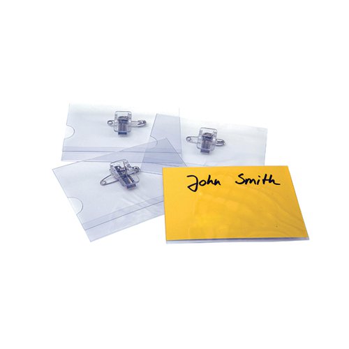 ANNOUNCE COMBI CLIP NAME BADGE 40X75MM (PACK OF 50) PV00917