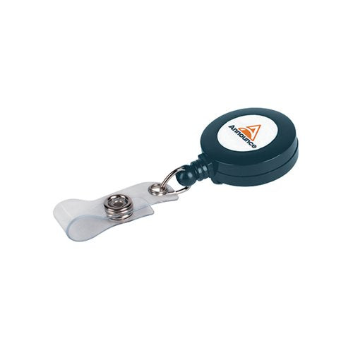 ANNOUNCE BADGE REEL 660MM CHARCOAL (PACK OF 10) PV03304
