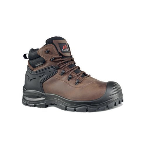 ROCK FALL RF205 HERD WATERPROOF SAFETY BOOT BROWN 13 RF205/0