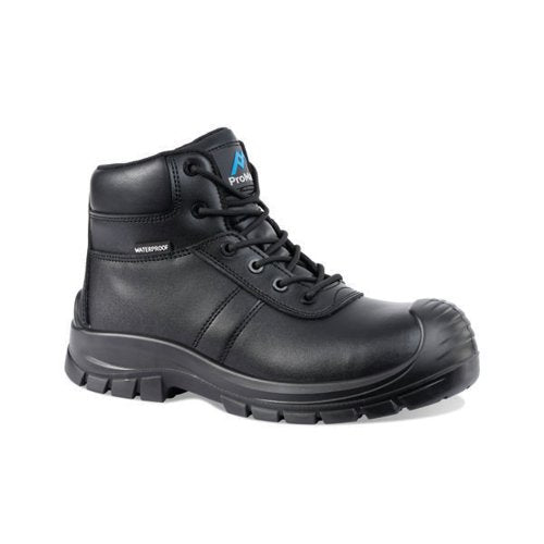 ROCK FALL PROMAN BALTIMORE WATERPROOF SAFETY BOOT BLACK 6 PM