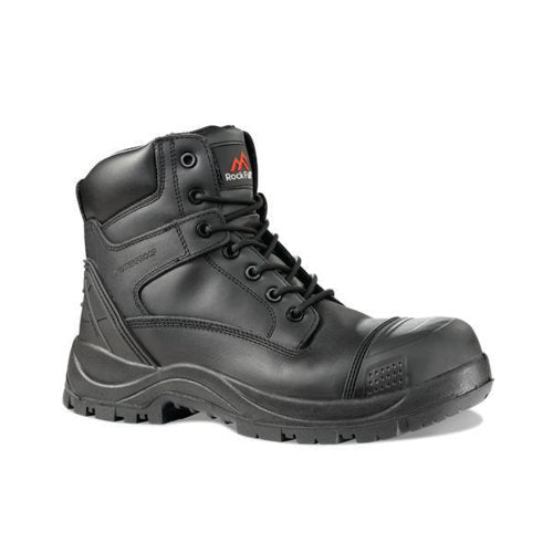 ROCK FALL RF460 SLATE WATERPROOF SAFETY BOOT BLACK 12 RF460/