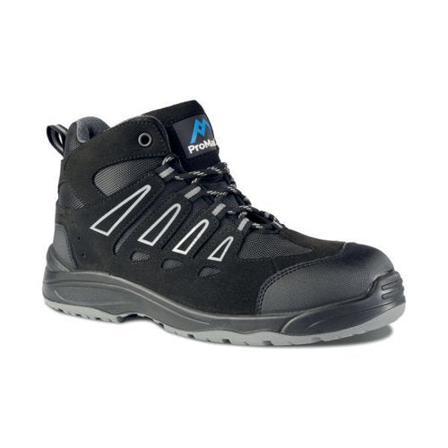 ROCK FALL PROMAN HARTFORD SAFETY BOOT BLACK 15 PM4020/015