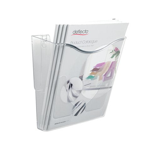 DEFLECTO CRYSTAL PORTRAIT LITERATURE HOLDER A4 CP078YTCRY