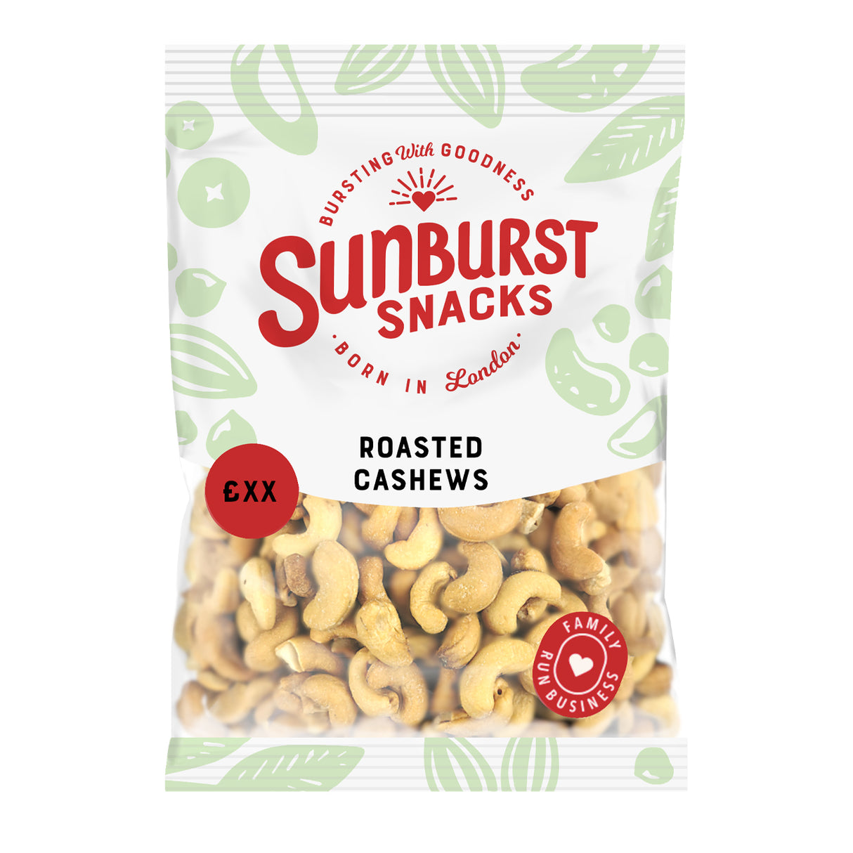 SUNBURST ROASTED CASHEWS (50g) x 14