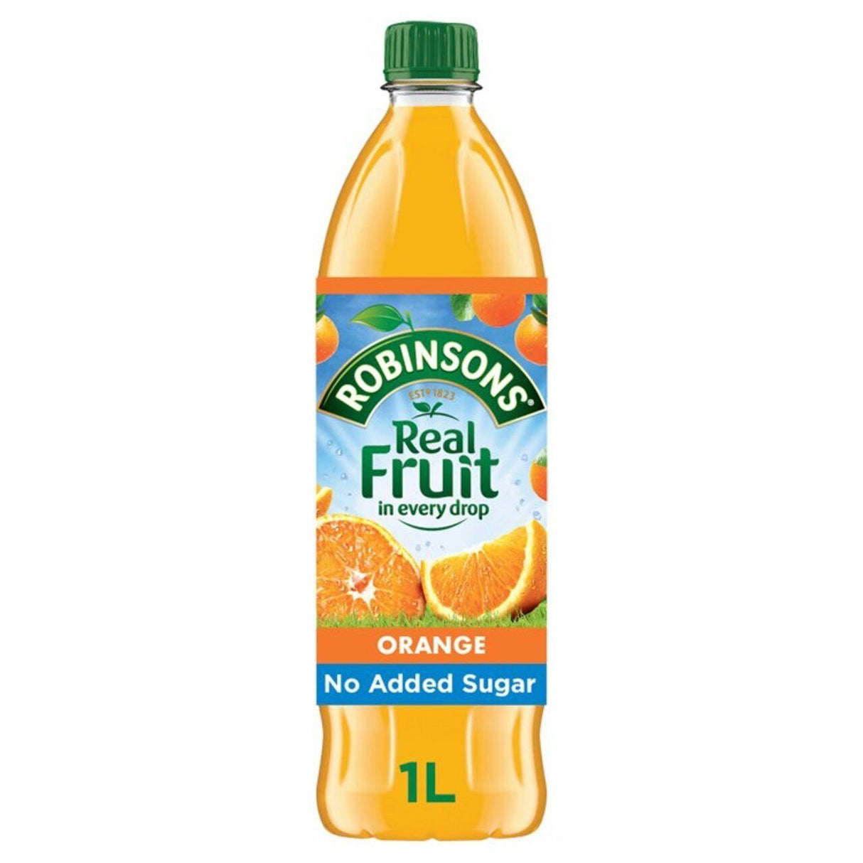 ROBINSONS NO ADDED SUGAR ORANGE (1L) x 12