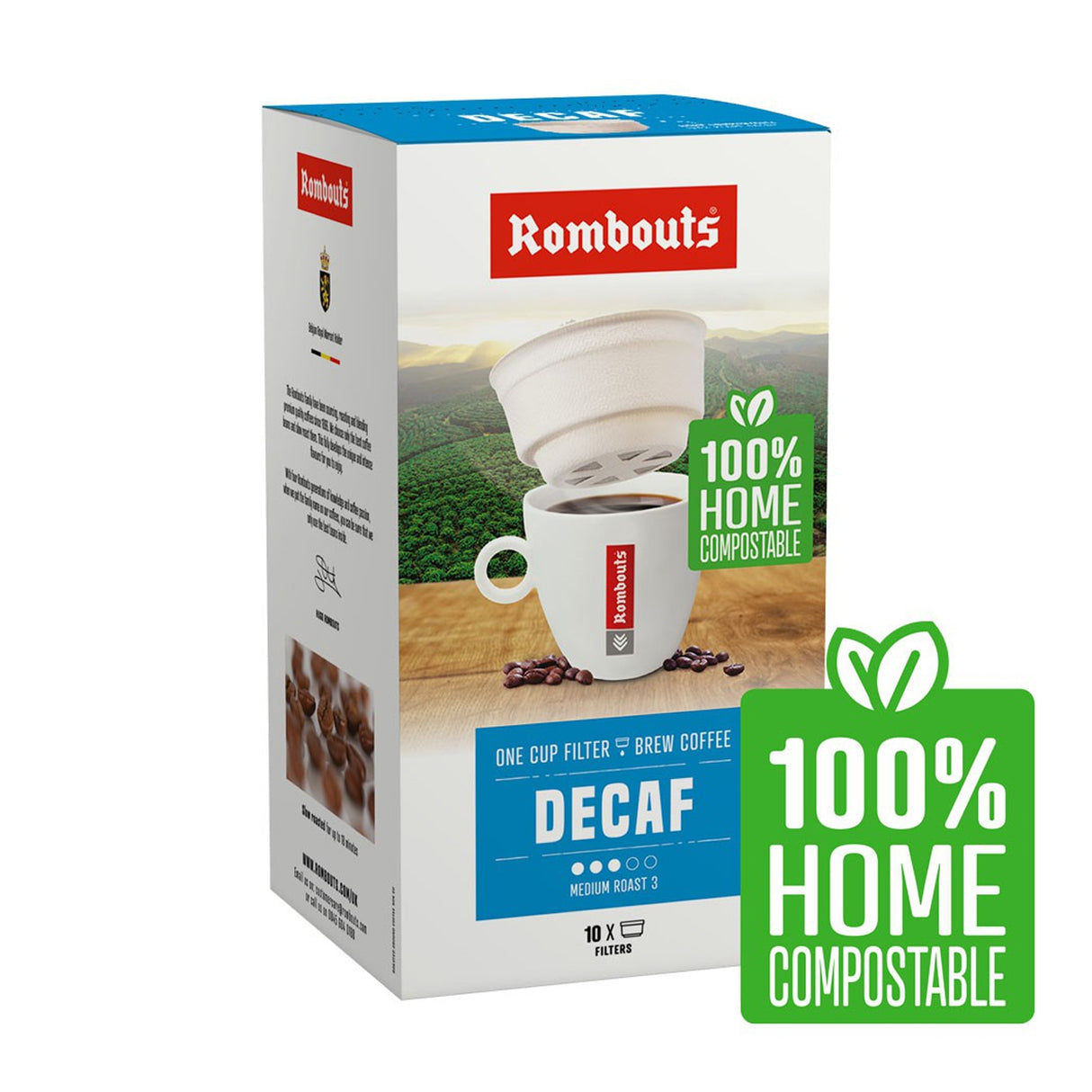 ROMBOUTS DECAF COFFEE FILTER x 40